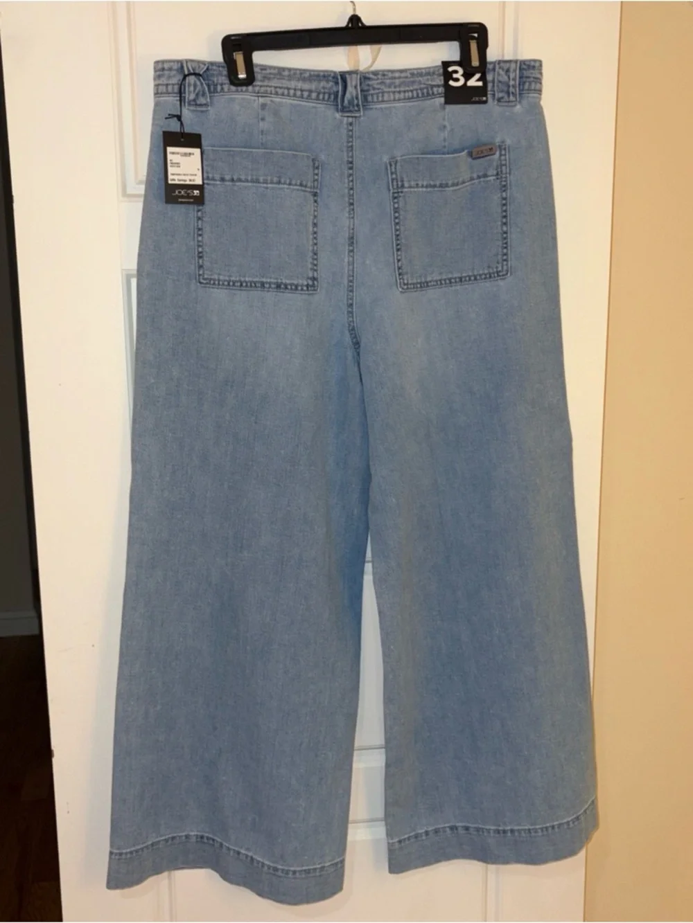 Joe’s Wide Leg Jeans with Tie at Waist (NWT) size 32